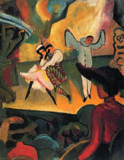 Russisches Ballett, August Macke